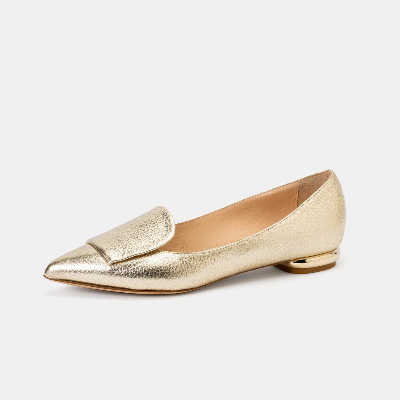 The Lia Flat Slip-On Loafer - Luxury Italian Flat Shoes 39 = 9 US The Lia Flat Slip-On Loafer - Luxury Italian Flat Shoes 39 = 9 US
