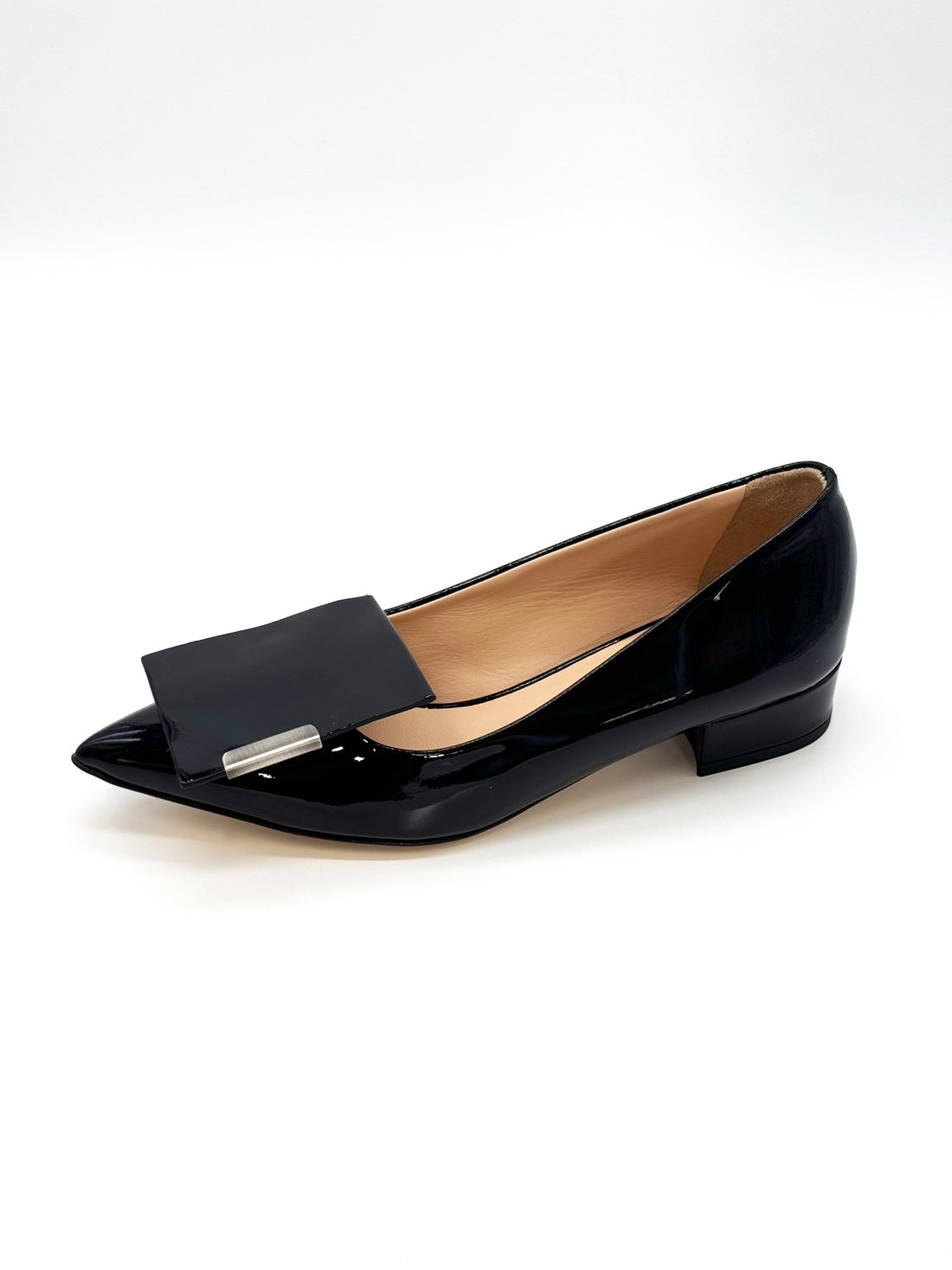 Allegra Navy Patent - Sample Size 37
