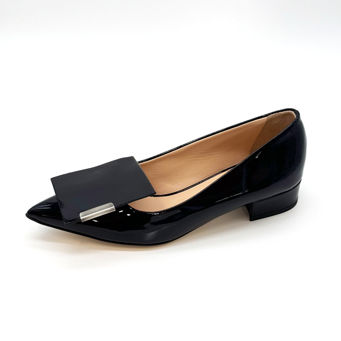Allegra Navy Patent - Sample Size 37