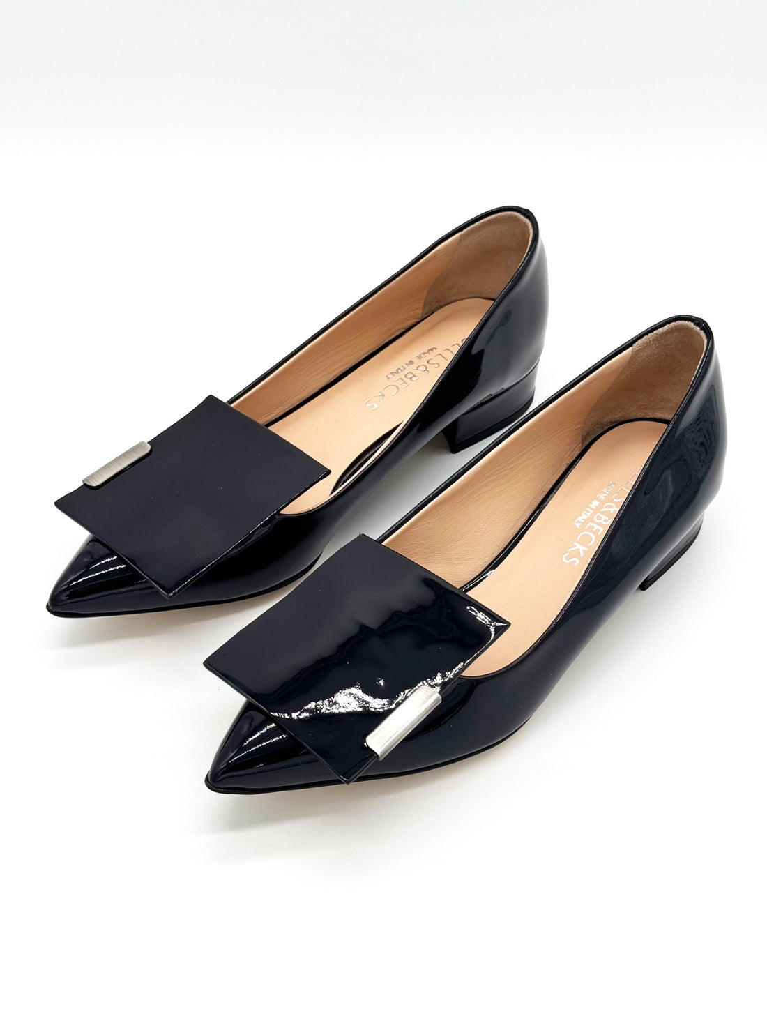 Allegra Navy Patent - Sample Size 37