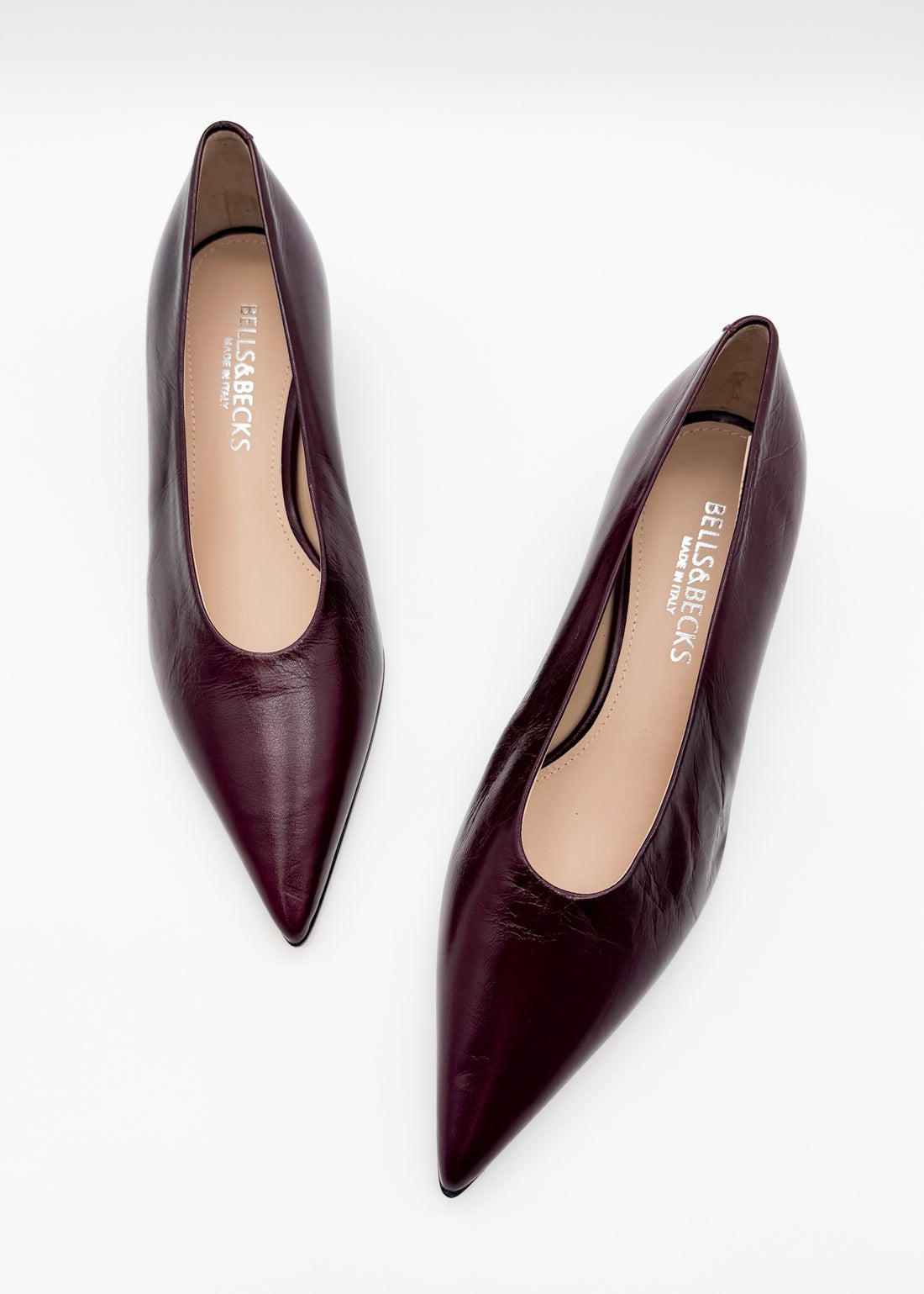 Mini Wedge Pump Burgundy - Sample Size 37