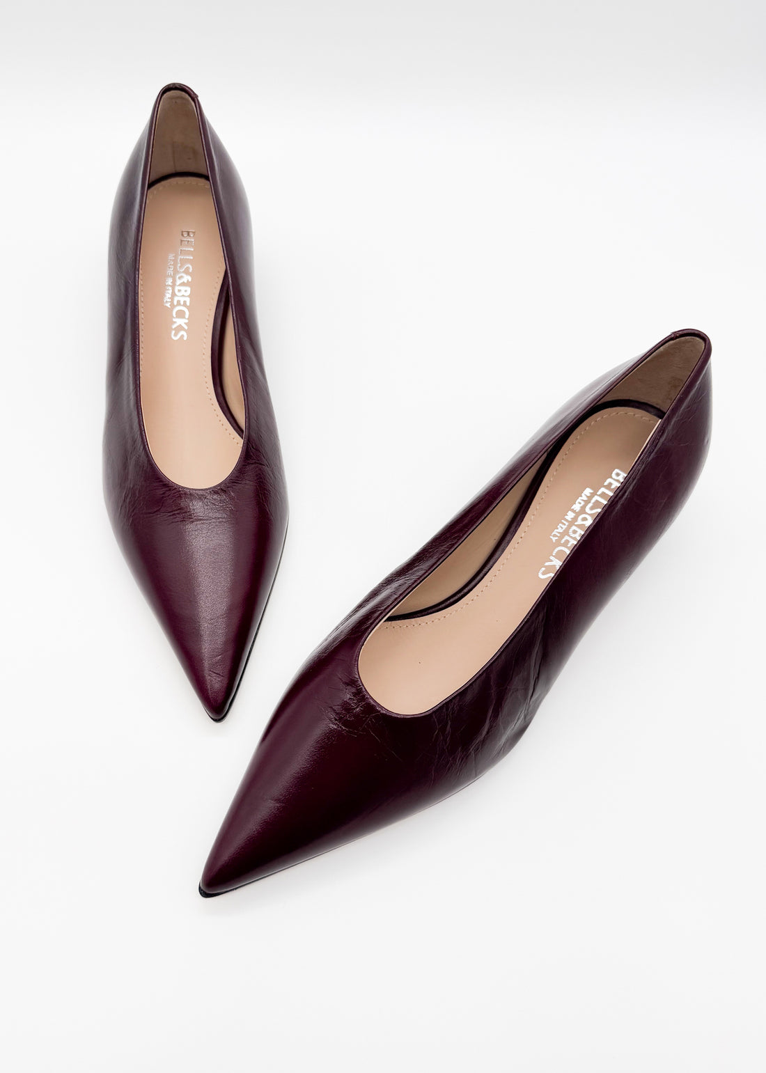 Mini Wedge Pump Burgundy - Sample Size 37