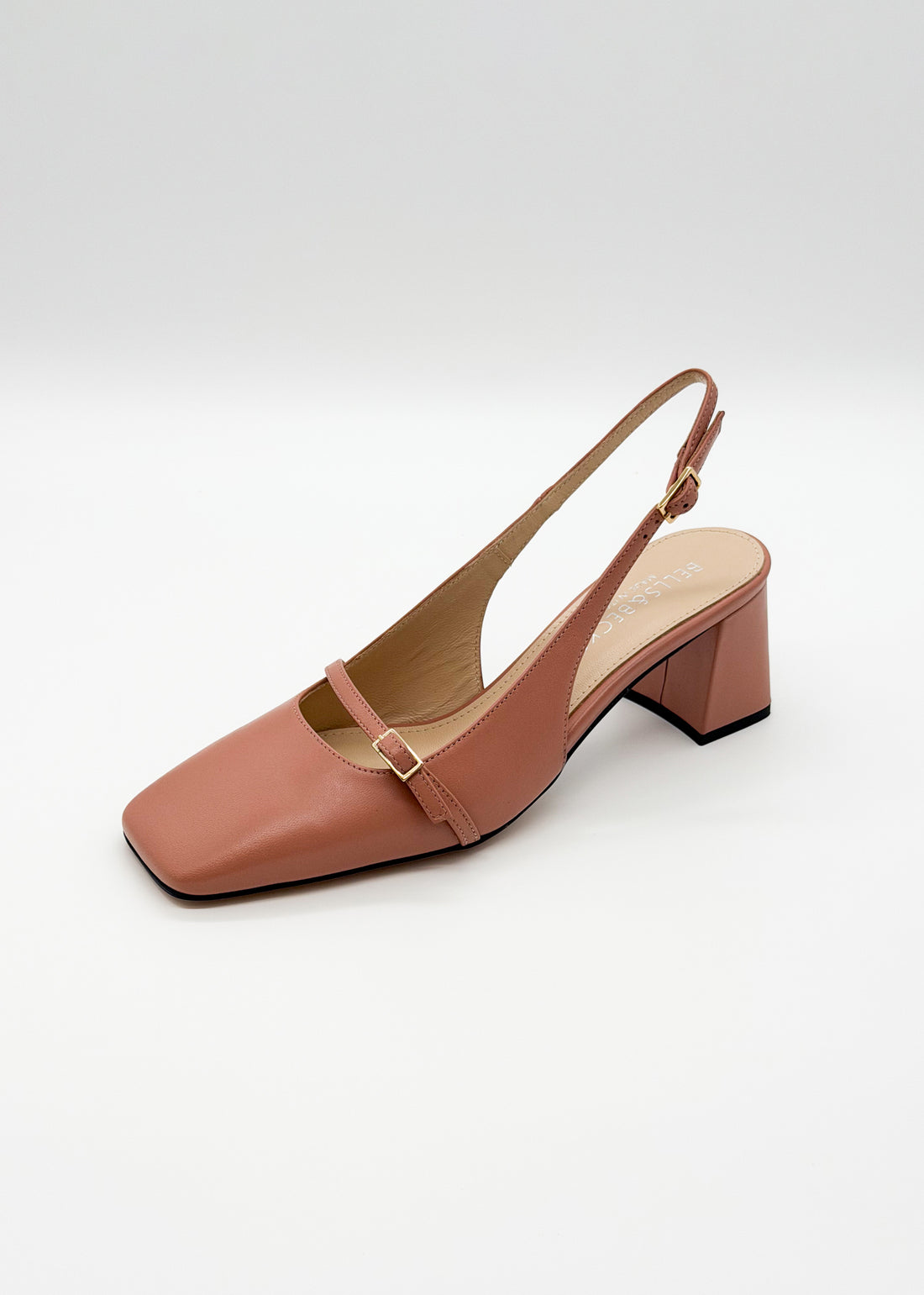 Strap Detail Slingback Dusty Rose - Sample Size 37