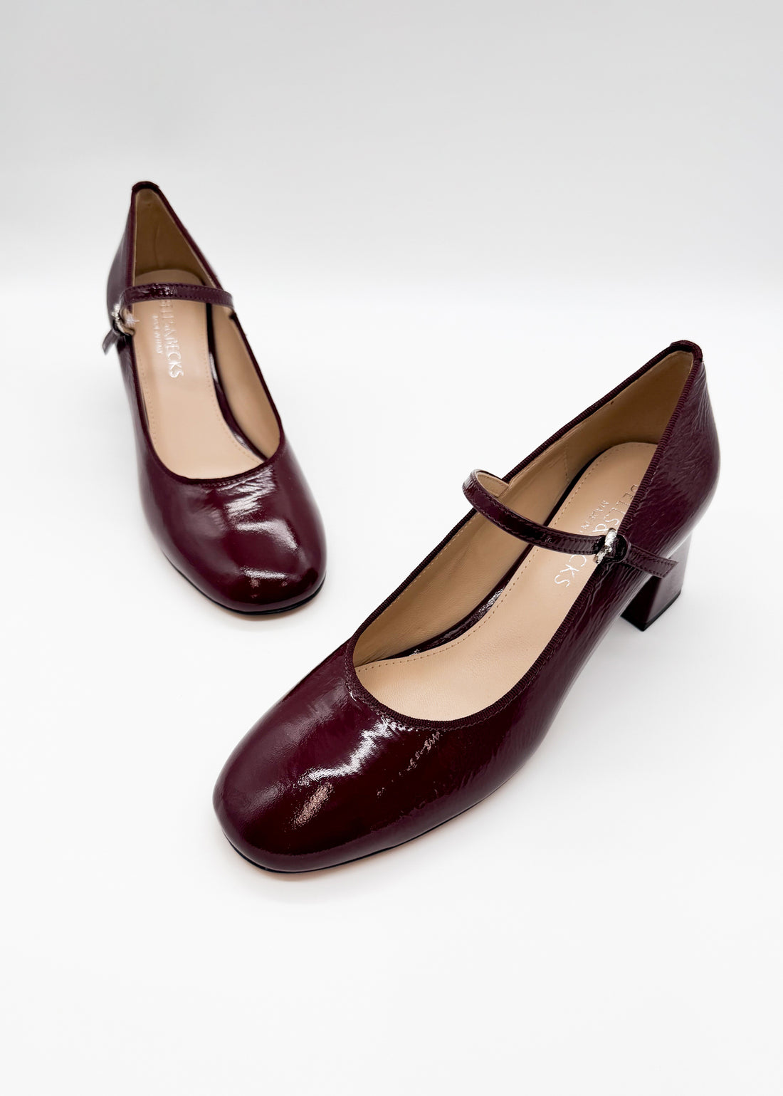 Mary Jane Pump Burgundy - Sample Size 37
