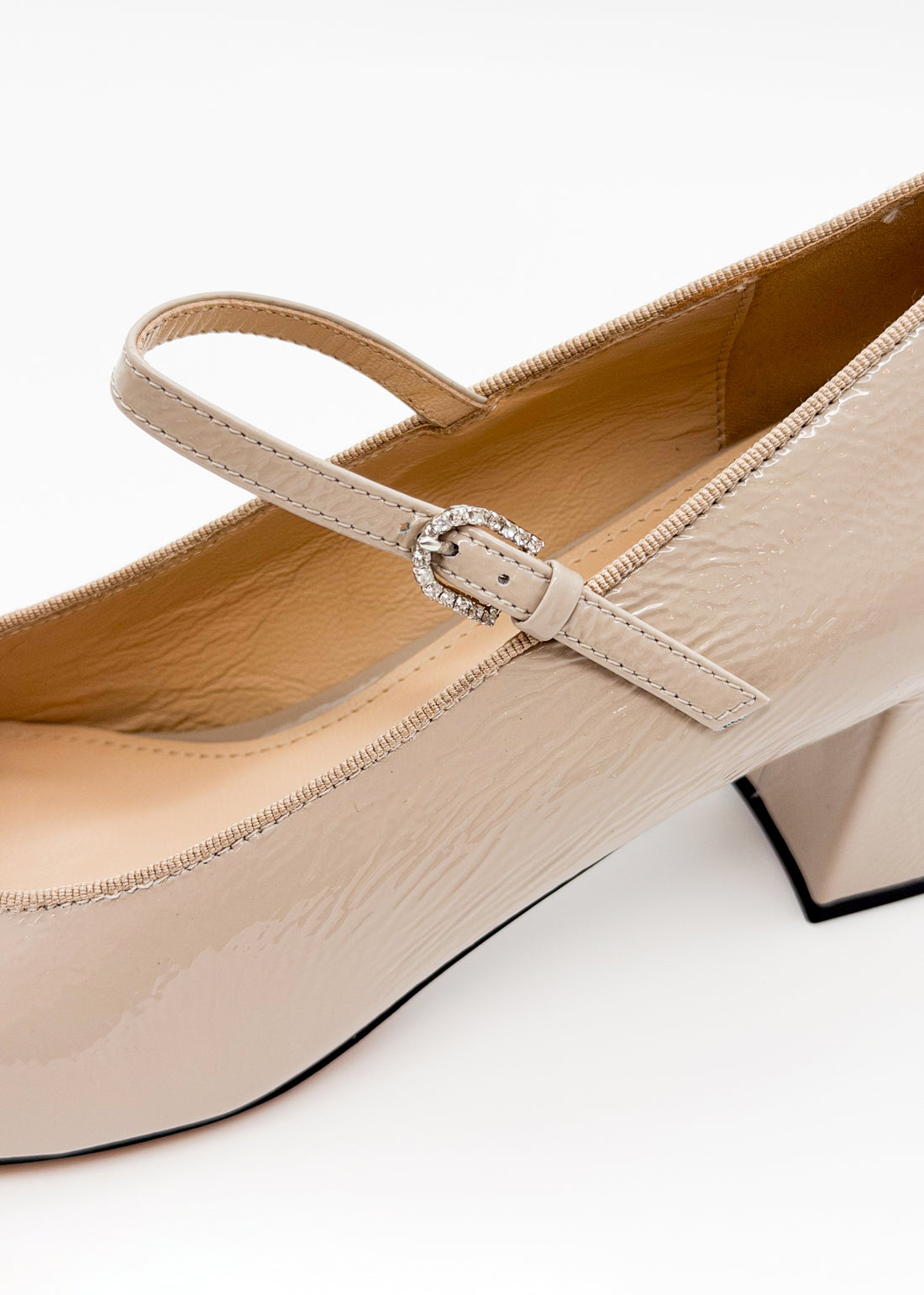 Mary Jane Pump Light Taupe - Sample Size 37