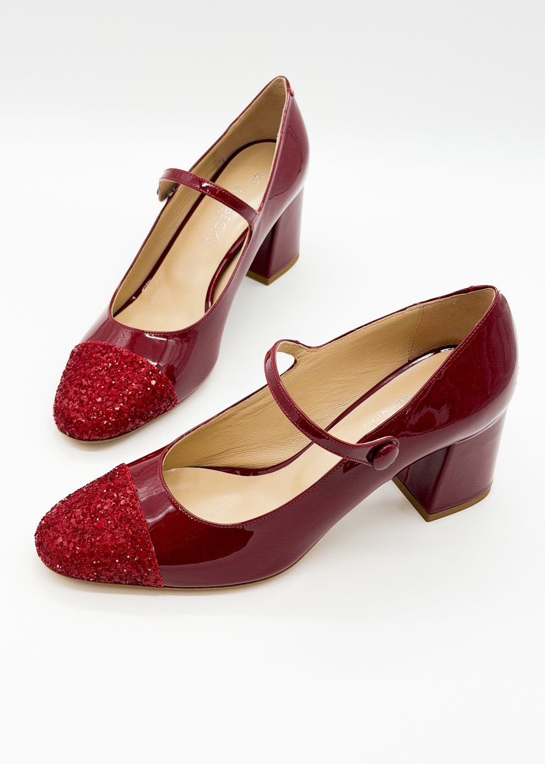 Cap Toe Mary Jane Deep Red - Sample Size 37
