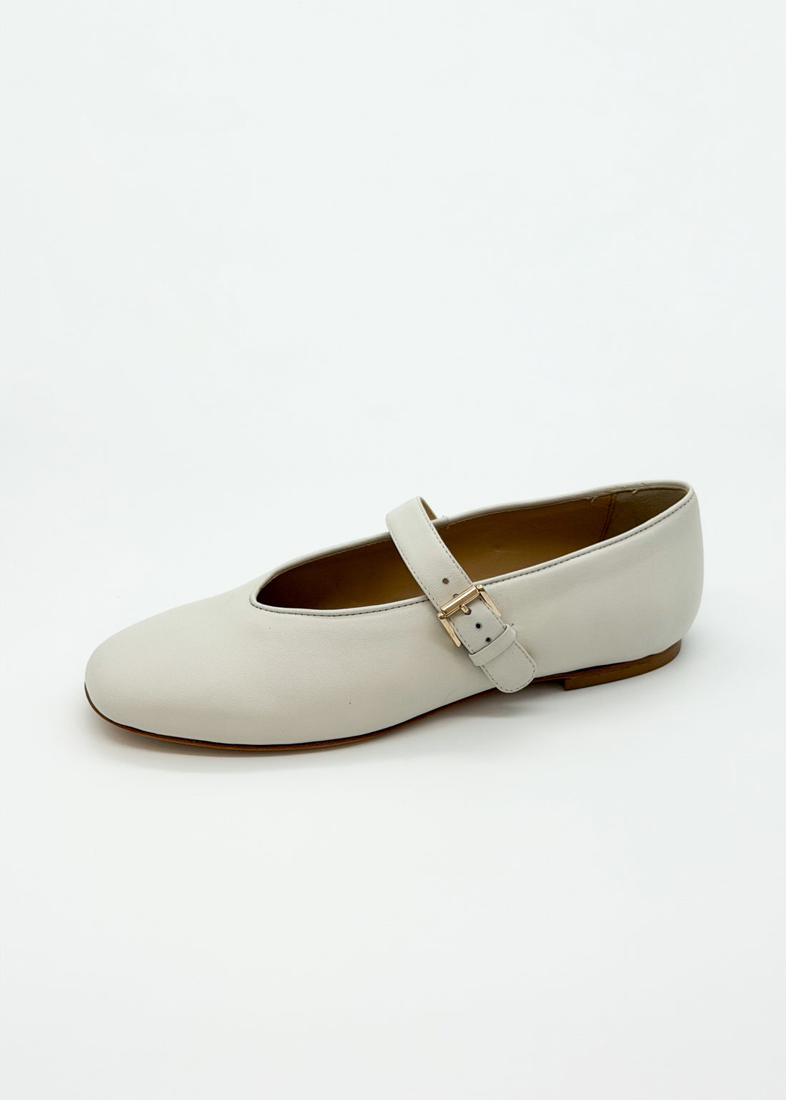 Round Toe Mary Jane Ivory - Sample Size 37