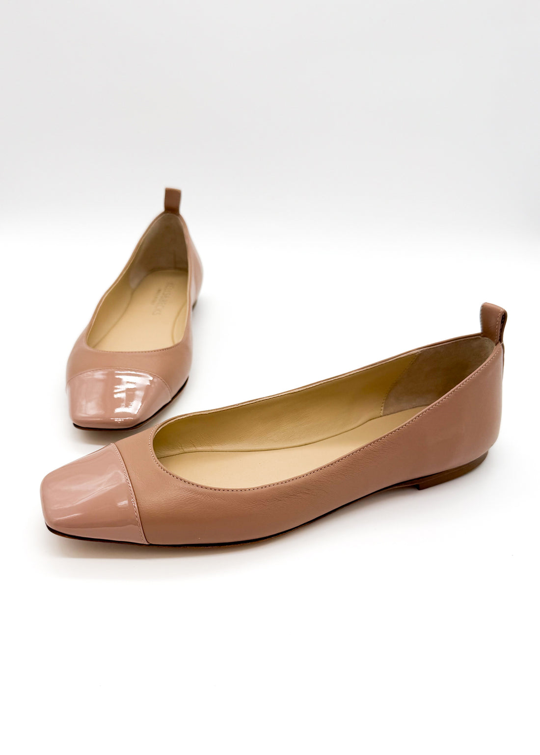 Cap Toe Ballerina Nude- Sample Size 37
