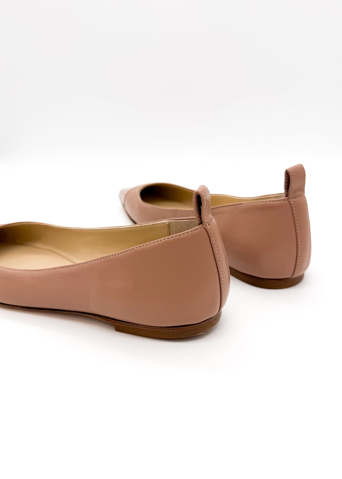 Cap Toe Ballerina Nude- Sample Size 37