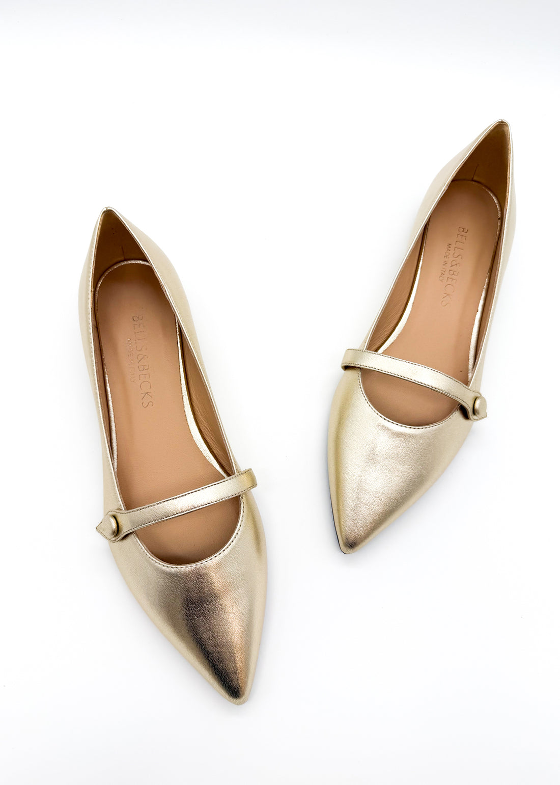 Flat with Strap Gold - Sample Size 37