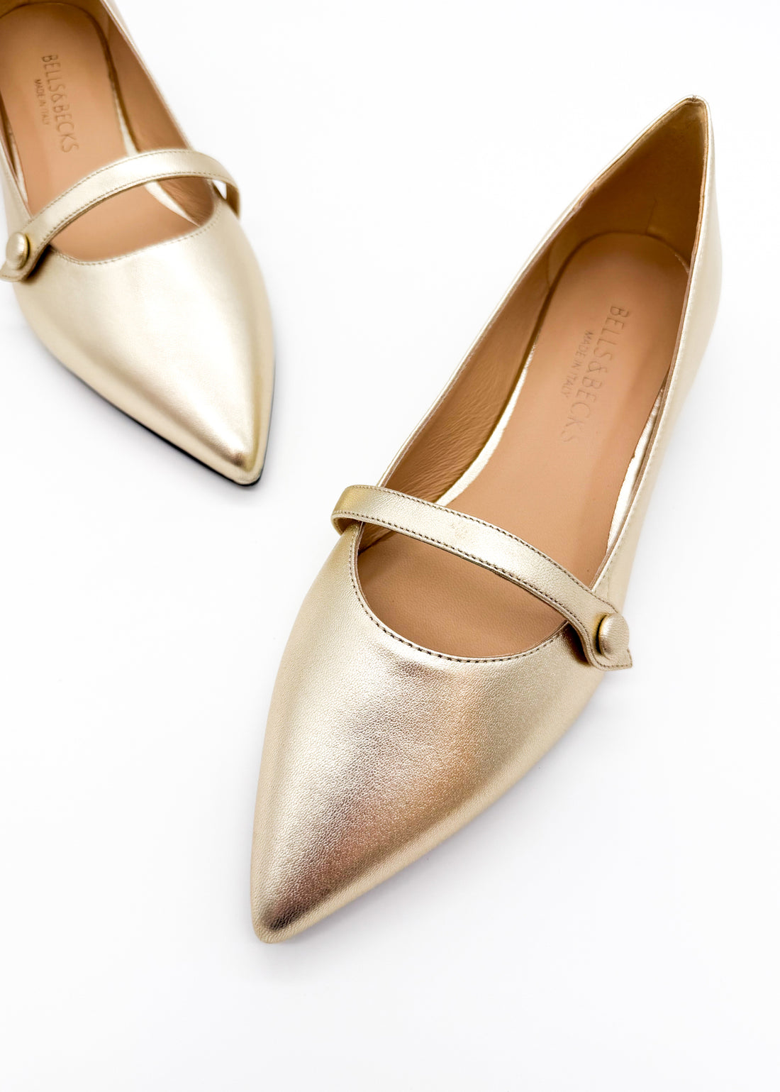 Flat with Strap Gold - Sample Size 37