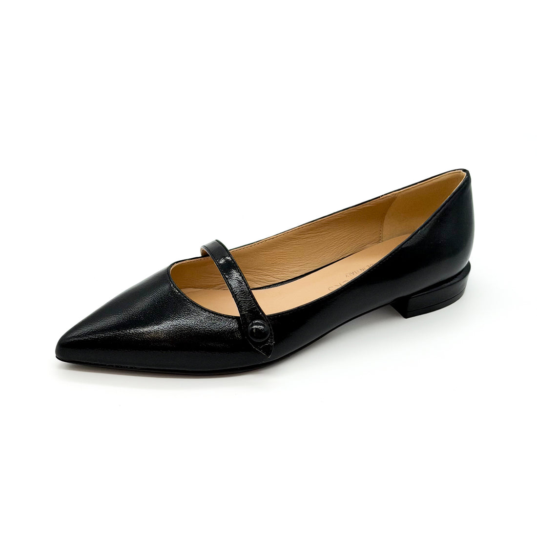 Flat with Strap Black - Sample Size 37