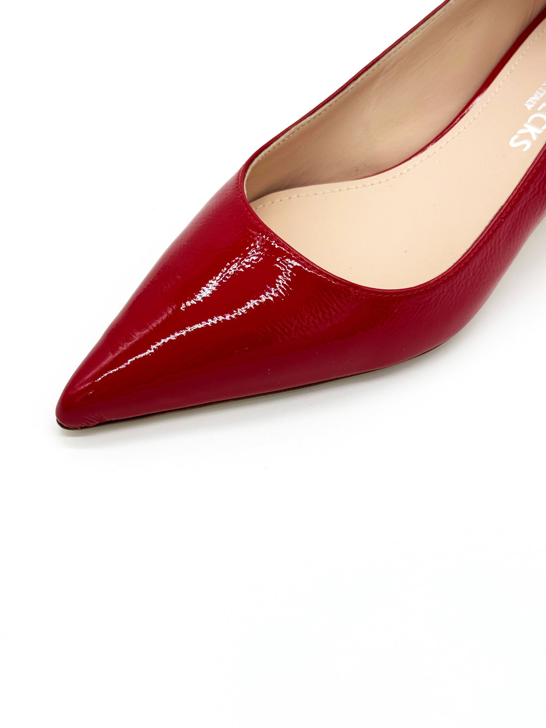 Kitten Heel Pump Red - Sample Size 37