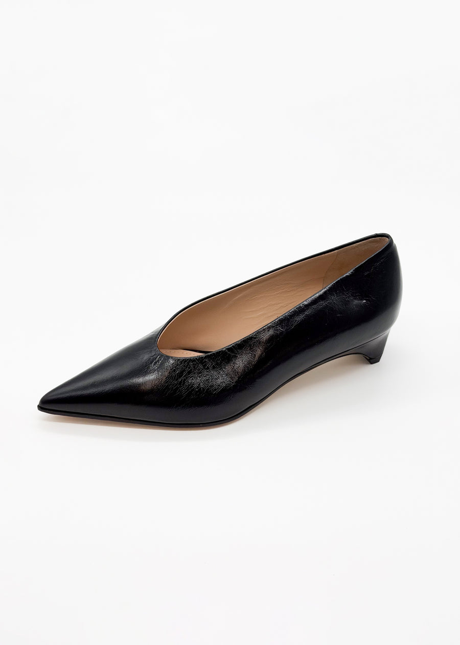 Mini Wedge Pump Black - Sample Size 37