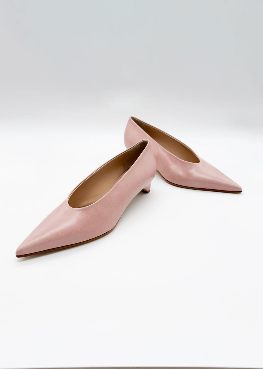 Mini Wedge Pump Nude - Sample Size 37
