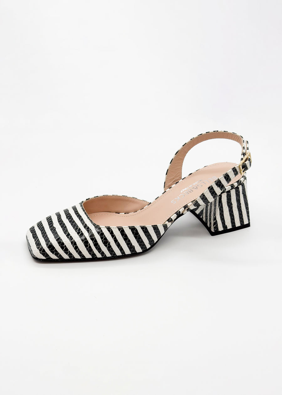 Lana Zebra Stripe Print - Sample Size 37