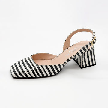 Lana Zebra Stripe Print - Sample Size 37
