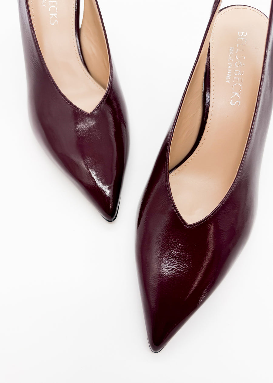 Slingback Pump Burgundy - Sample Size 37