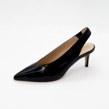 Pointy Toe Slingback Pump Black - Sample Size 37