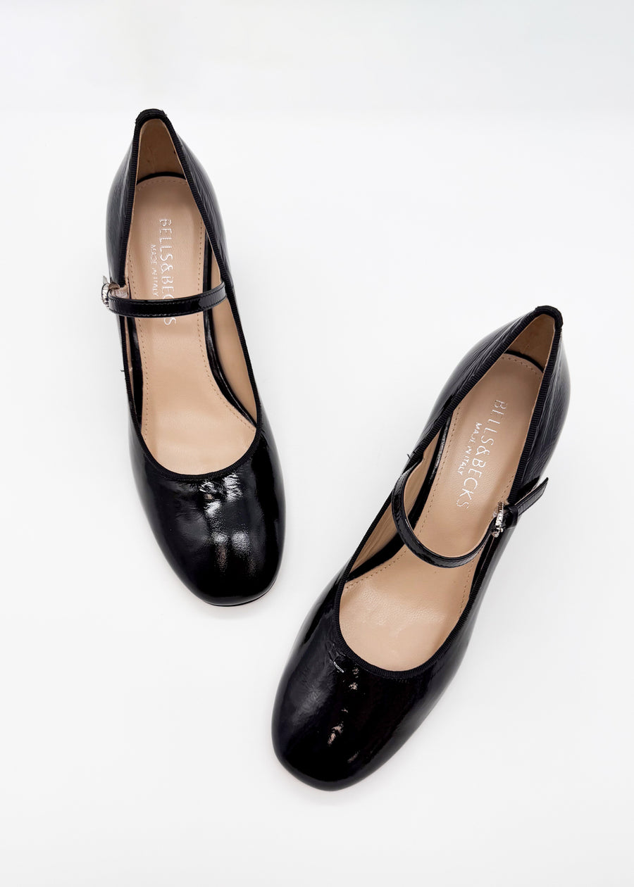 Mary Jane Pump Black - Sample Size 37