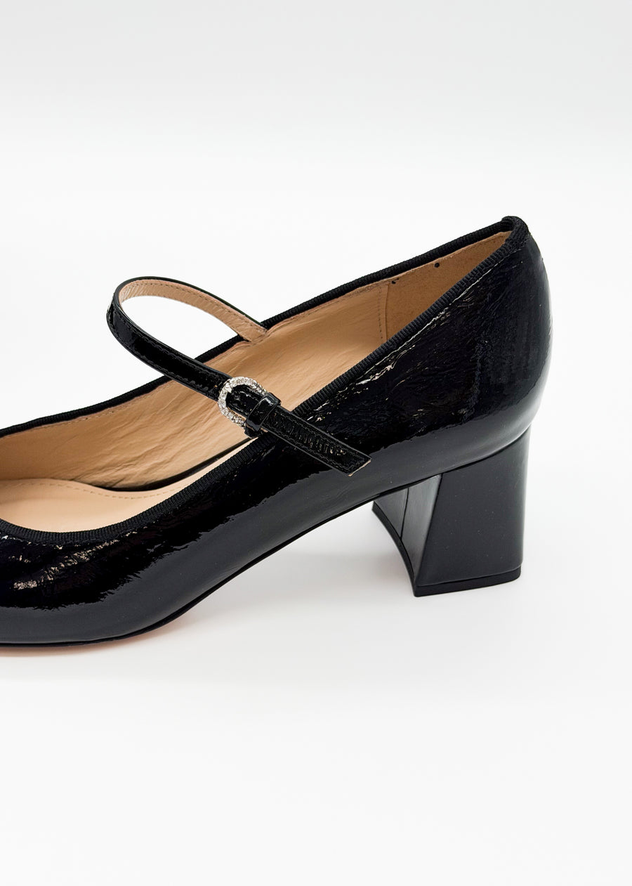 Mary Jane Pump Black - Sample Size 37