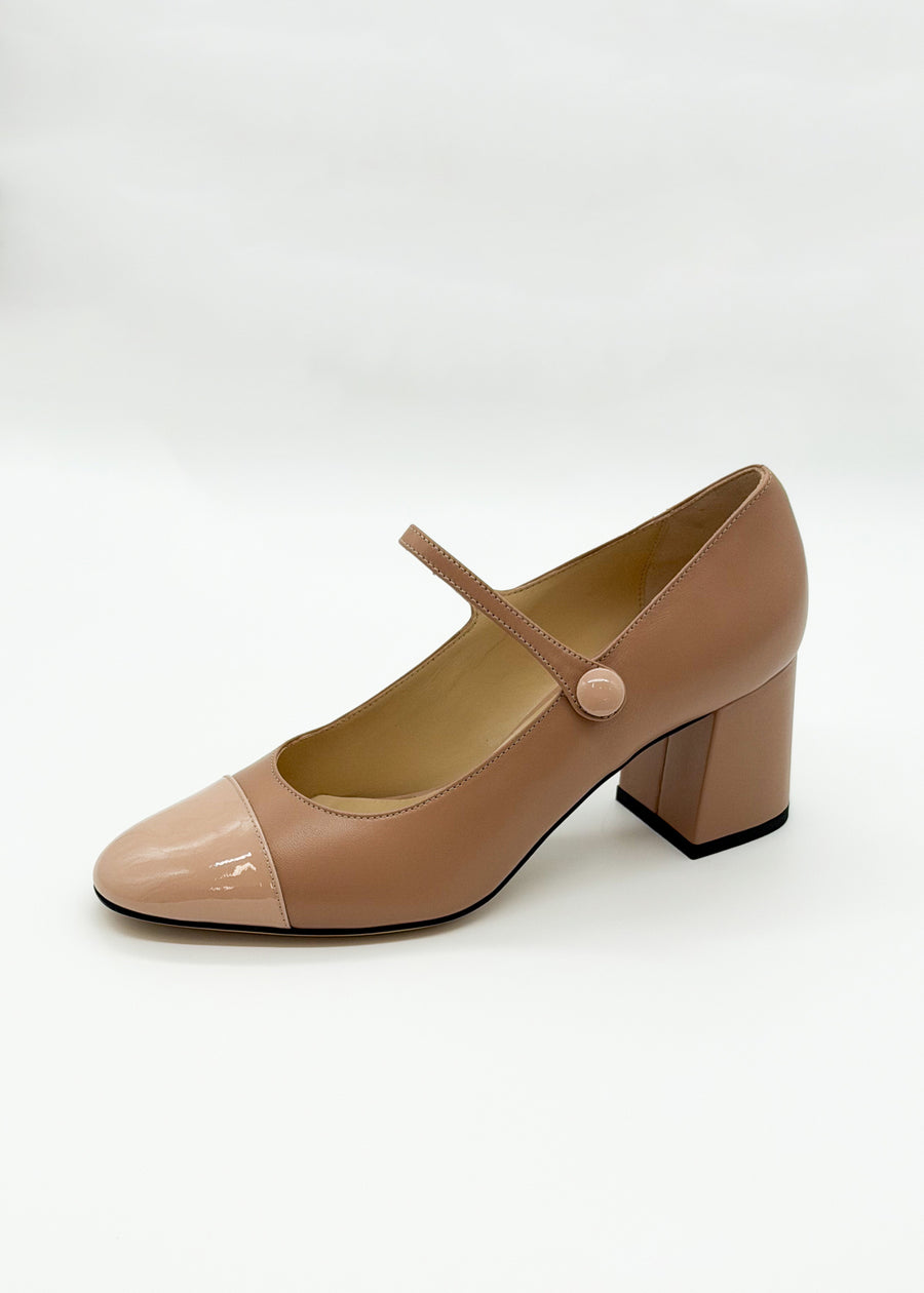 Cap Toe Mary Jane Dusty Rose - Sample Size 37