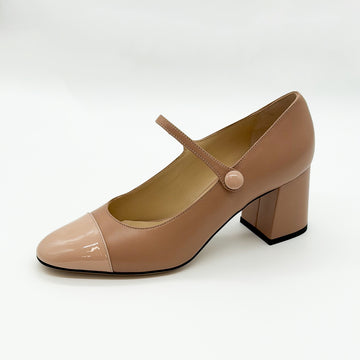 Cap Toe Mary Jane Dusty Rose - Sample Size 37