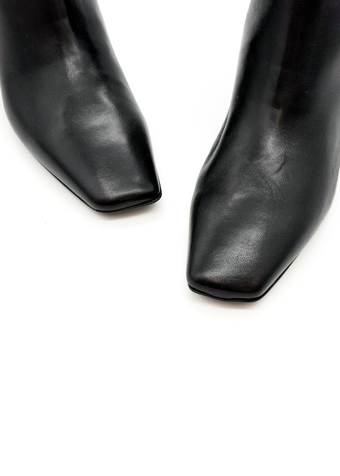 Square Toe Bootie Black - Sample Size 37
