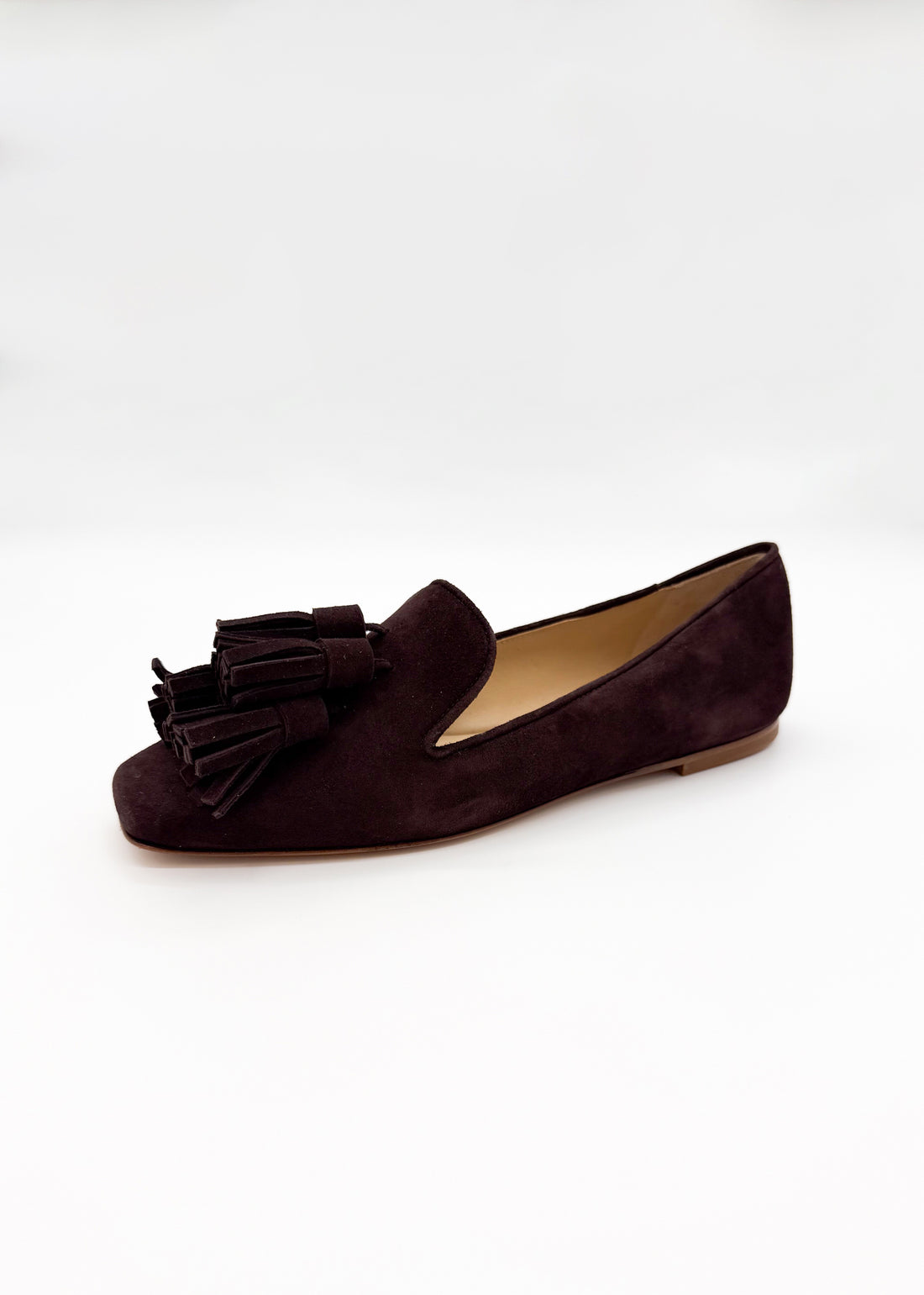 Olivia Tassel Loafer Chocolate - Sample Sale 37