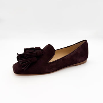 Olivia Tassel Loafer Chocolate - Sample Sale 37