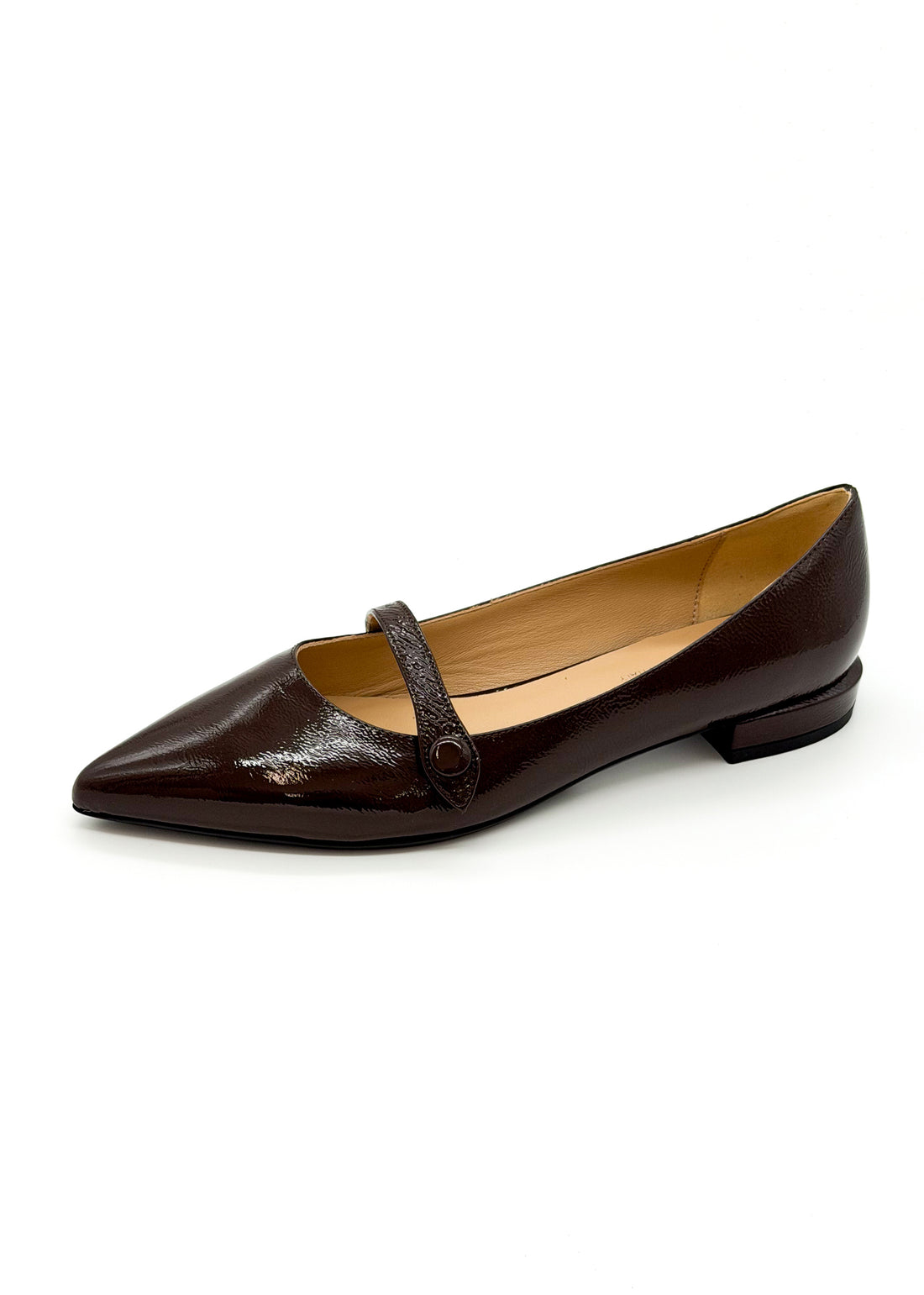 Flat with Strap Brown - Sample Size 37