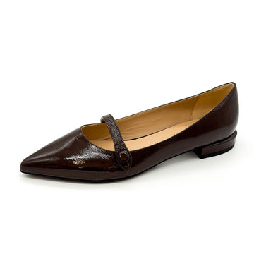 Flat with Strap Brown - Sample Size 37