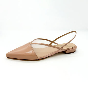 Flat Slingback with Mesh Nude - Sample Size 37