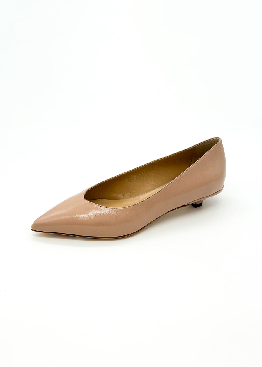 Low Heel Pump Nude - Sample Size 37