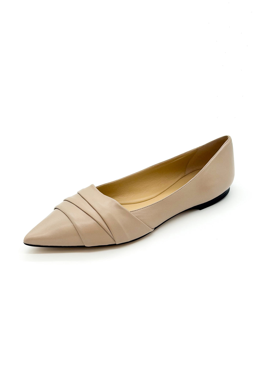 Pleated Flat Light Taupe - Sample Size 37