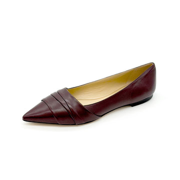 Pleated Flat Burgundy - Sample Size 37