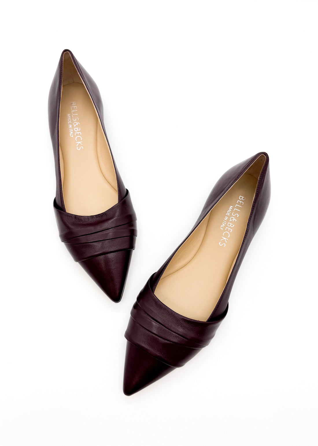 Pleated Flat Burgundy - Sample Size 37