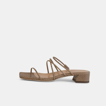 Strappy Sandal Oatmeal - Sample Size 37