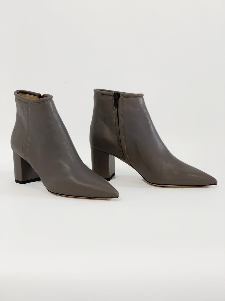 Pointy Toe Bootie Mink - Sample Size 37