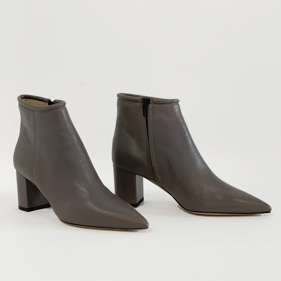 Pointy Toe Bootie Mink - Sample Size 37