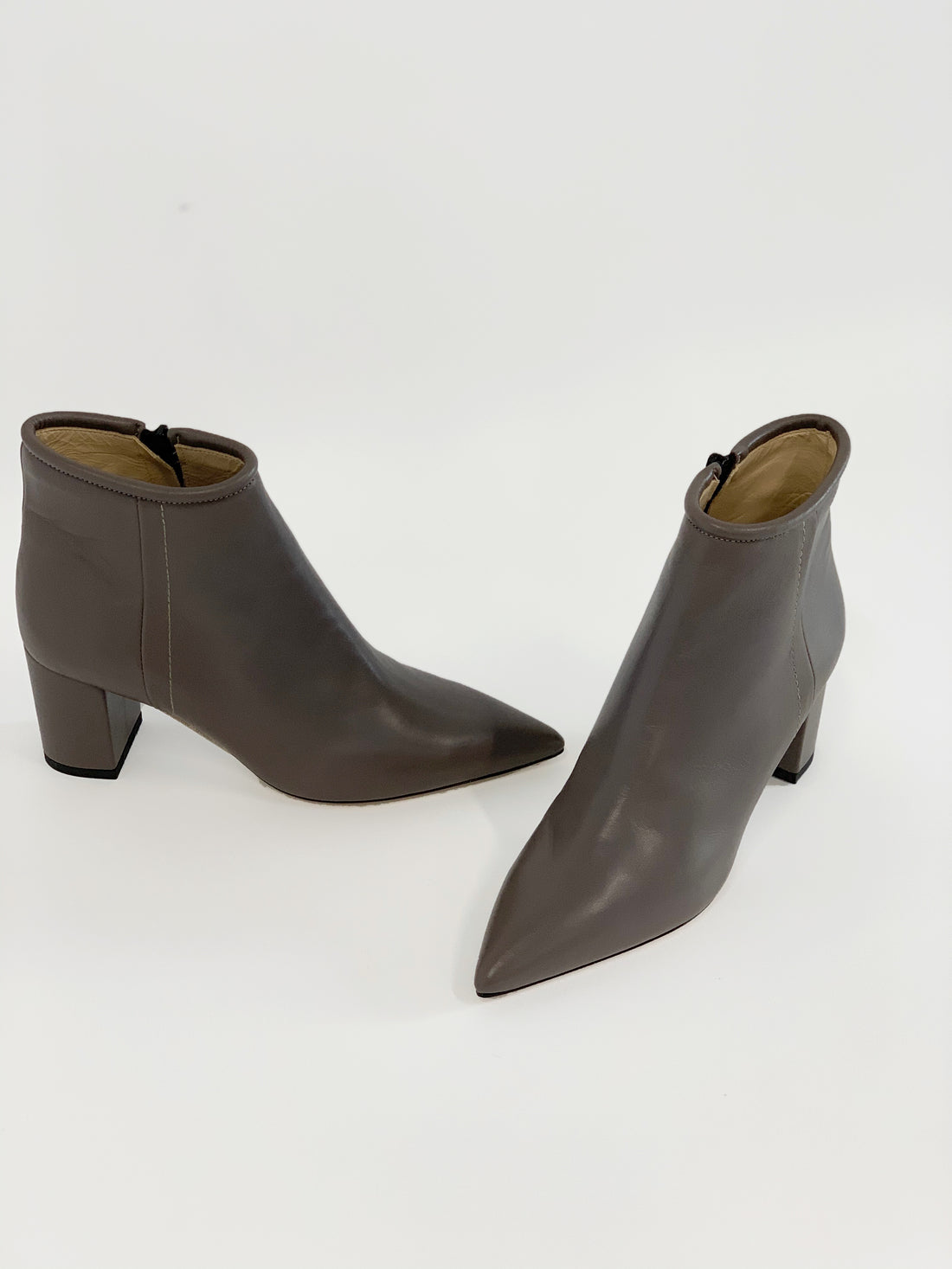 Pointy Toe Bootie Mink - Sample Size 37